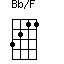 Bb/F