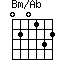 Bm/Ab