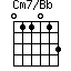Cm7/Bb