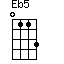 click for variations Eb5