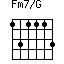 Fm7/G