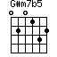 G#m7b5