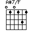 A#7/F