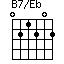 B7/Eb
