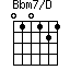 Bbm7/D