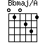 Bbmaj/A