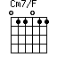 Cm7/F