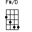 F#/D