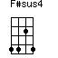 F#sus4