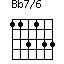 Bb7/6