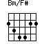 Bm/F#