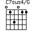 C7sus4/G