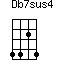 Db7sus4