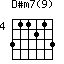 D#m7(9)