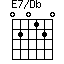 E7/Db