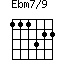 click for variations Ebm7/9