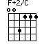 F+2/C