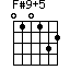 click for variations F#9+5