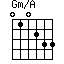 Gm/A