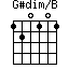 G#dim/B