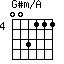 G#m/A