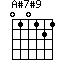 A#7#9