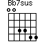 Bb7sus