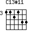 C13#11