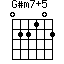 G#m7+5