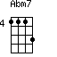 click for variations Abm7