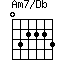 Am7/Db