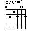 B7(F#)