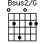 Bsus2/G