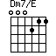 Dm7/E