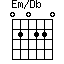 Em/Db
