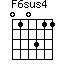 F6sus4