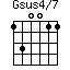 Gsus4/7