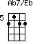 Ab7/Eb