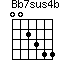 Bb7sus4b