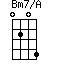 Bm7/A