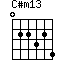 C#m13