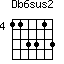 Db6sus2