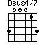 Dsus4/7