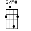 G/F#