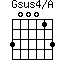 Gsus4/A