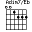 Adim7/Eb