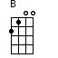B
