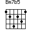 Bm7b5=124231_1