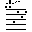 C#5/F