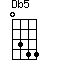 click for variations Db5